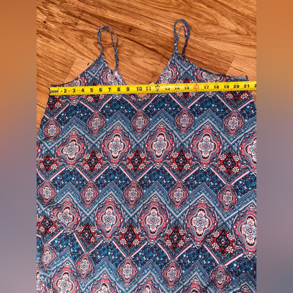 Xhiliration Bohemian Maxi Dress with Paisley Print - Picture 10 of 13